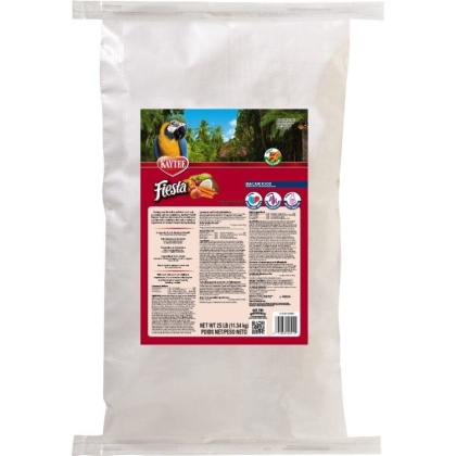 Kaytee Fiesta Macaw Food - 25 lbs