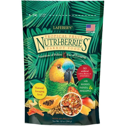 Lafeber Tropical Fruit Nutri-Berries Parrot Food - 10 oz